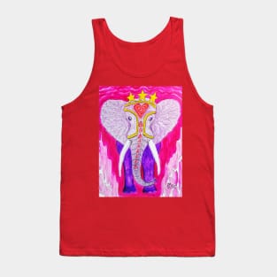 Ornate Decorative Elephant Tank Top